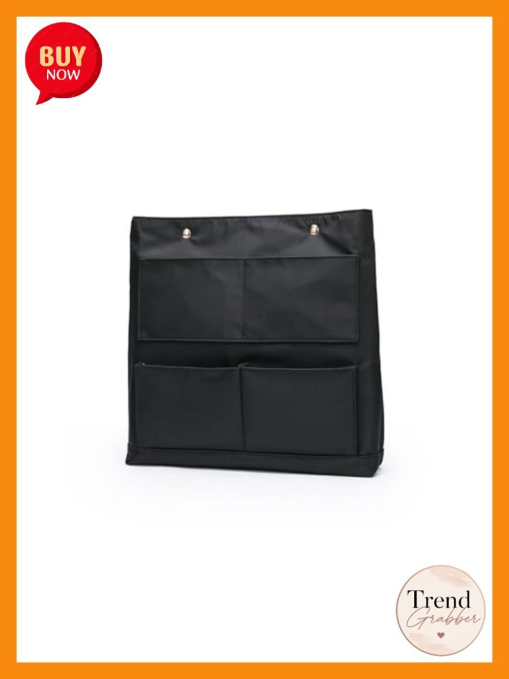 Lightweight Nylon Handbag Organizer Insert Multiple Pockets Portable